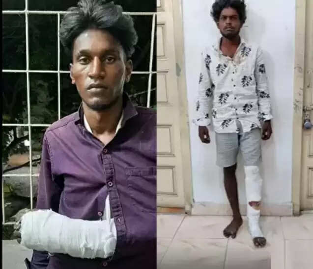 மக்களை அரிவாளால் தாக்கிய ரவுடிகள்.. கை, கால்களுக்கு மாவுகட்டுகளுடன் சிறையில் அடைத்த போலீசார் !