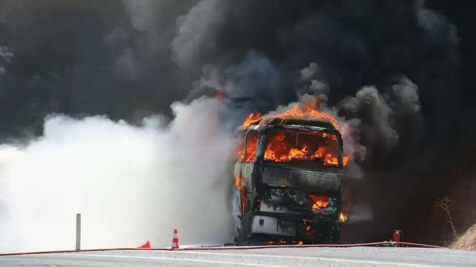 bulgaria bus fire