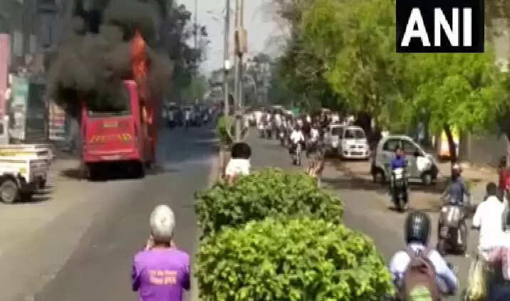 bus fire