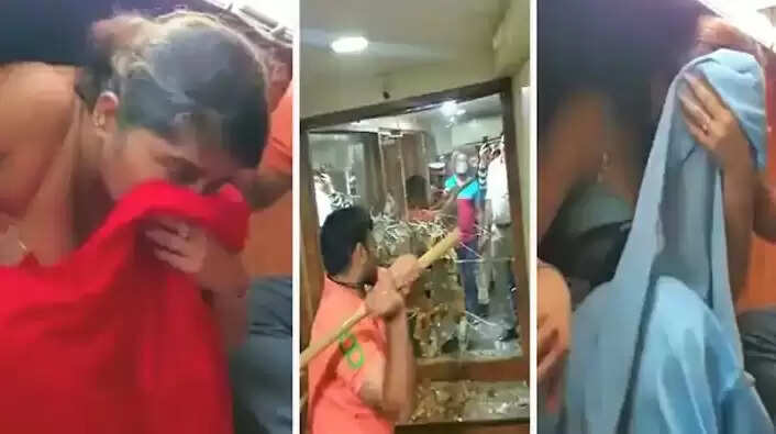 பாதாள அறையில் அடைத்து வைக்கப்பட்டிருந்த 17 ஆபாச நடன அழகிகள் மீட்பு.. பரபரப்பு வீடியோ