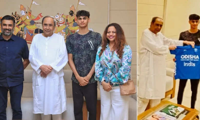 ஒடிசா முதல்வரை சந்தித்தார் நடிகர் மாதவன்..!