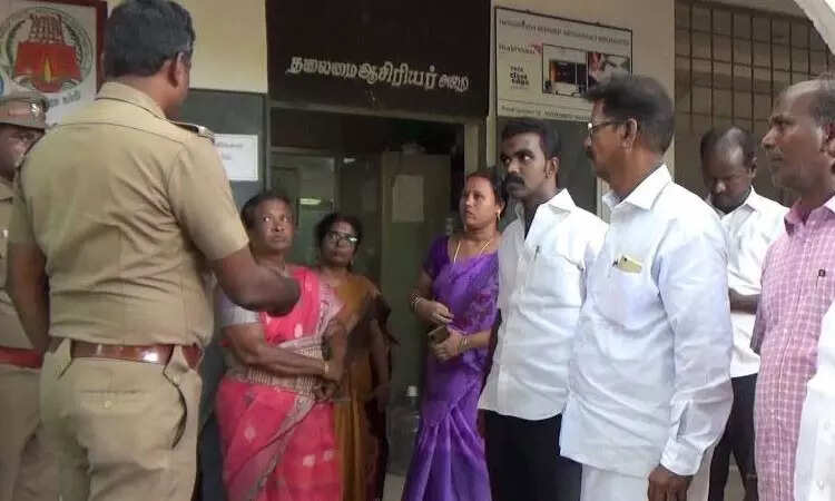 தொடரும் சோகம்..!! 2-வது மாடியில் இருந்து குதித்து மீண்டும் ஒரு பள்ளி மாணவி தற்கொலை முயற்சி!!