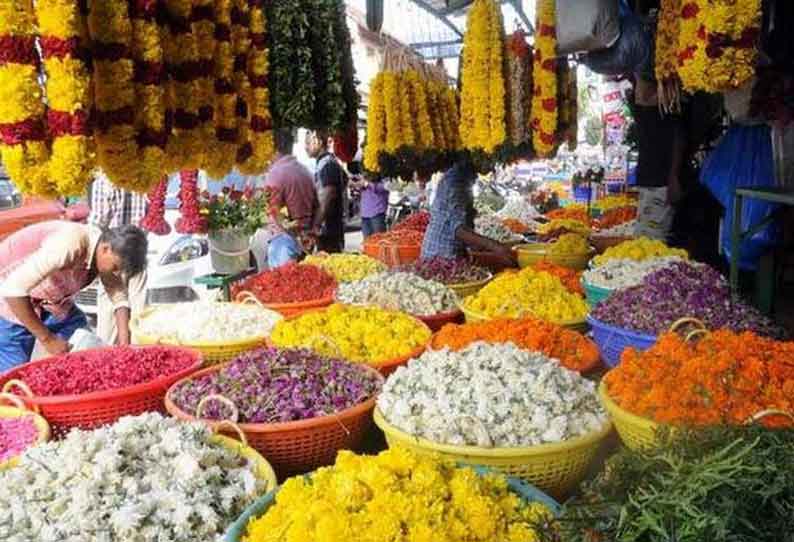 இன்று பூக்களின் விலை உயர்வு..!