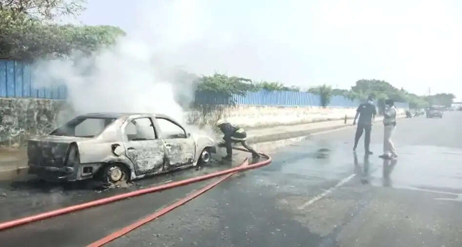 car fire