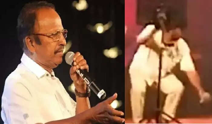 பாடல் பாடும்போதே மேடையில் மயங்கி விழுந்து உயிரிழந்த பிரபல பாடகர் !!