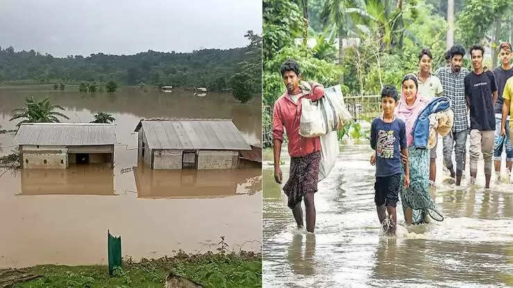 கனமழையால் அசாம் மற்றும் மேகாலயாவில் 31 பேர் பலி!!