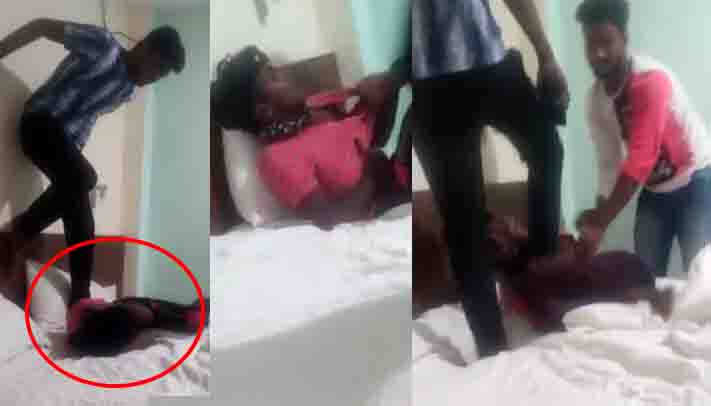 இளம்பெண்ணிடம் முத்தம் கேட்டு ஆசையாசையாய் சென்ற வாலிபர்! லாட்ஜ்ஜில் நடந்த ட்விஸ்ட்!