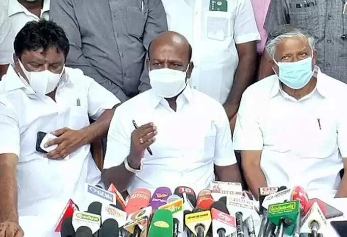 தமிழக ஆளுநர்காக அனைத்து கட்சி கூட்டத்தில் அதிமுக பங்கேற்கவில்லை - அமைச்சர் குற்றச்சாட்டு..!!