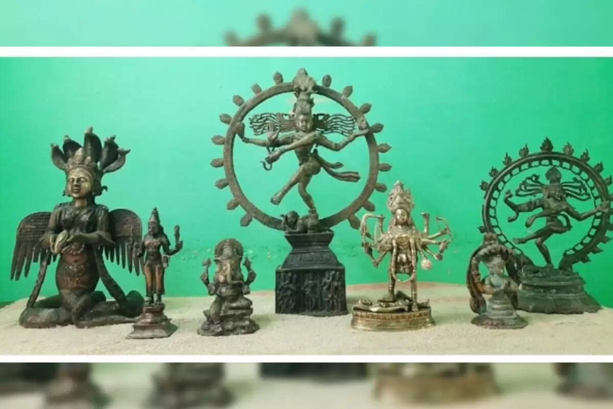 பல கோடி ரூபாய் மதிப்புள்ள சிலைகள் பறிமுதல்.. பாஜக நிர்வாகி உட்பட 4 பேர் கைது..!