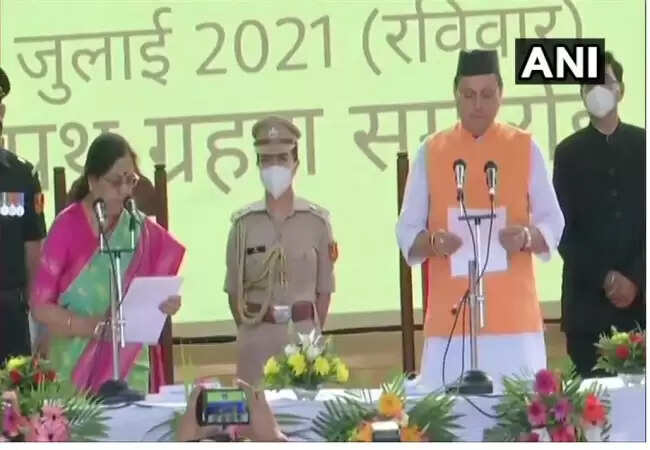 உத்தராகண்ட் புதிய முதலமைச்சராக பதவியேற்றார் தாமி !