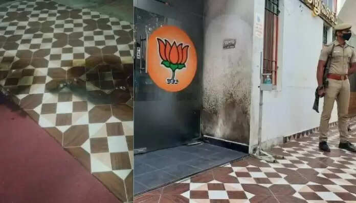 தமிழ்நாடு பாஜக அலுவலகத்தில் பெட்ரோல் வெடிகுண்டு வீசப்பட்டது ஏன் ? சென்னை போலீஸ் விளக்கம்