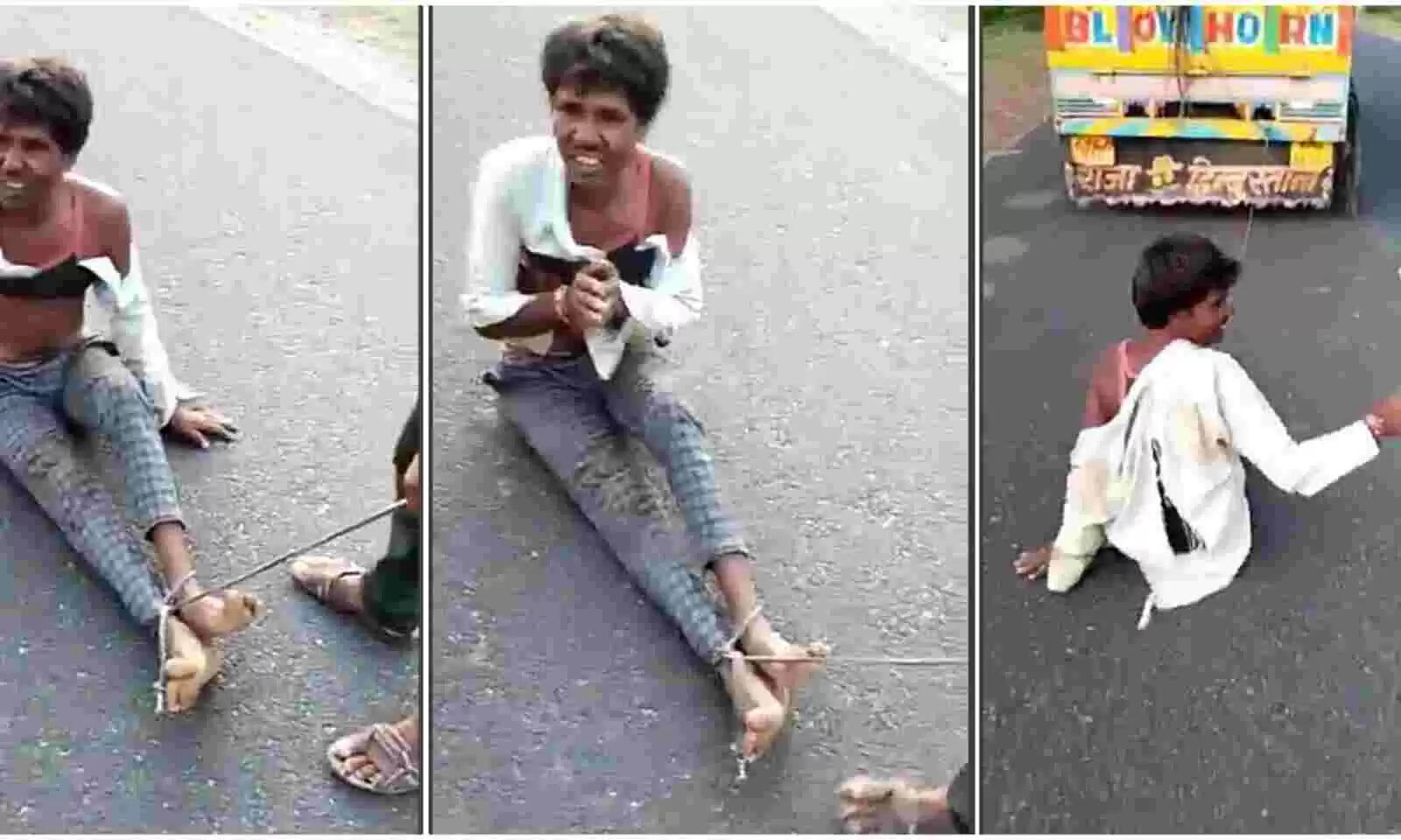 லாரியில் கட்டிவைத்து சாலையில் இழுத்து சென்ற கொடூரம்... பழங்குடியினர் கொடூர கொலை!