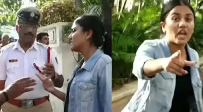 “நான் யார் தெரியுமா?”... போலீஸிடம் எம்.எல்.ஏவின் மகள் வாக்குவாதம்!!