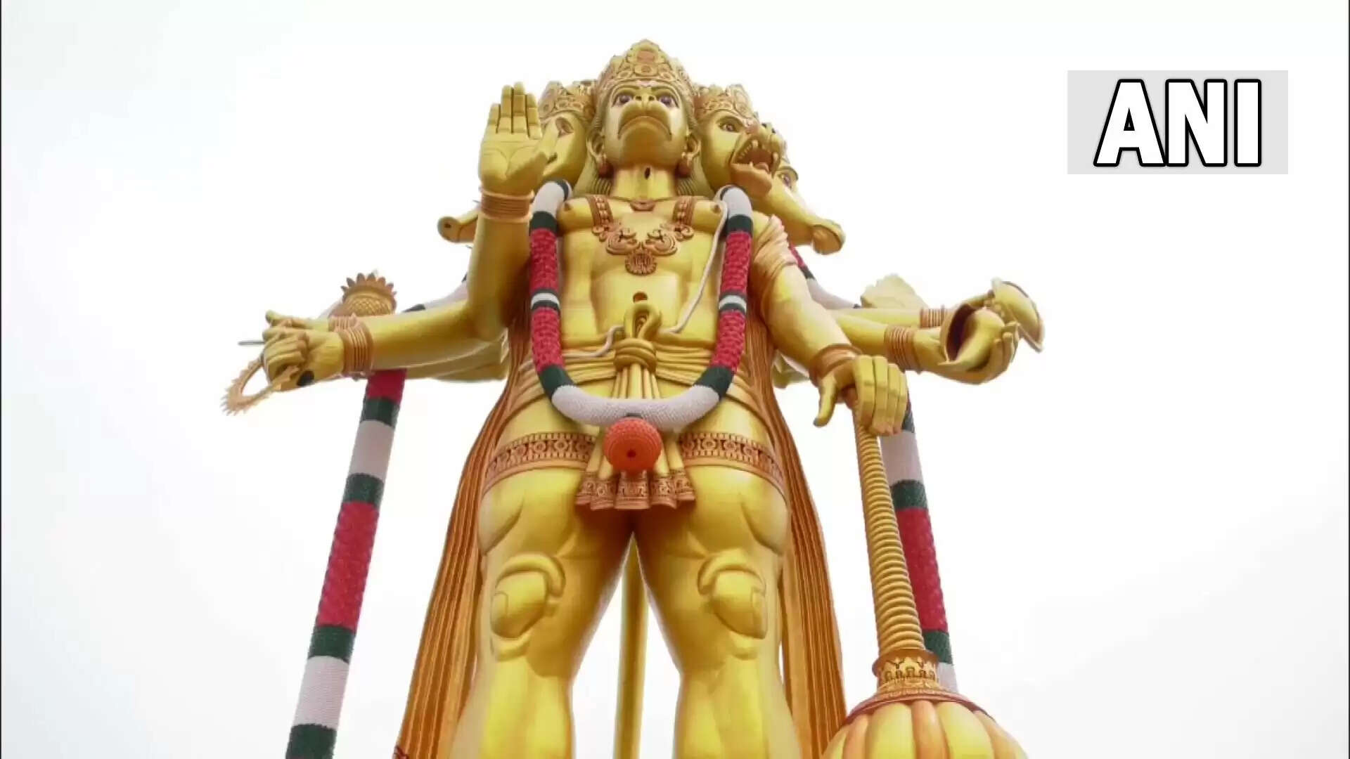 161 அடி உயர பஞ்சமுக ஆஞ்சநேயர் சிலை.. திறந்து வைத்தார் முதல்வர்..!
