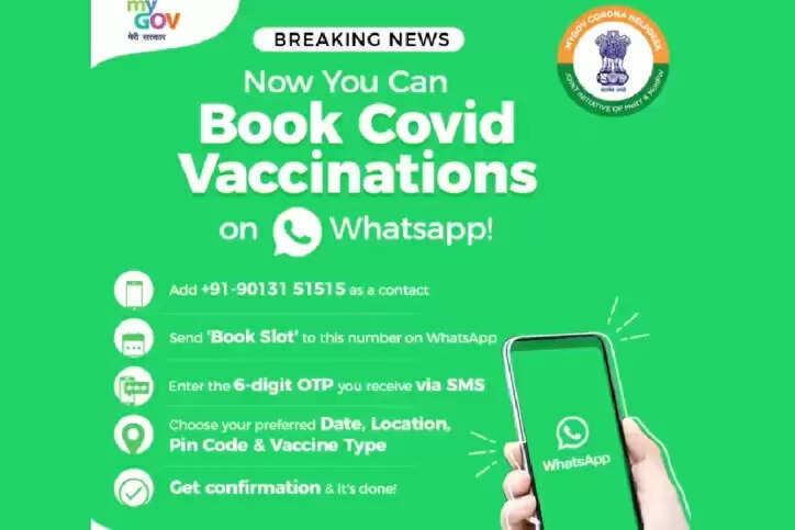 தடுப்பூசி செலுத்தி கொள்ள இனி வாட்ஸ்அப் மூலம் முன்பதிவு: மத்திய அரசு அறிவிப்பு !!