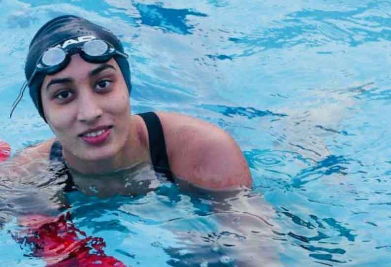 #BIG NEWS:- ஒலிம்பிக் வரலாற்றில் நீச்சல் பிரிவில் தேர்வான முதல் இந்திய வீராங்கனை..!!