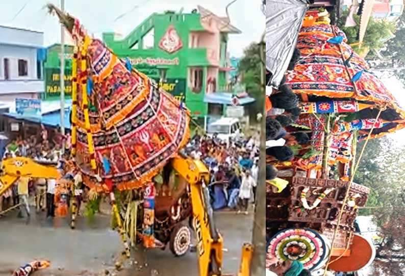 கள்ளக்குறிச்சியில் பரபரப்பு..!! அம்மன் கோவில் தேர் கவிழ்ந்து விபத்து..! கள்ளக்குறிச்சியில் பரபரப்பு..!! அம்மன் கோவில் தேர் கவிழ்ந்து விபத்து..!