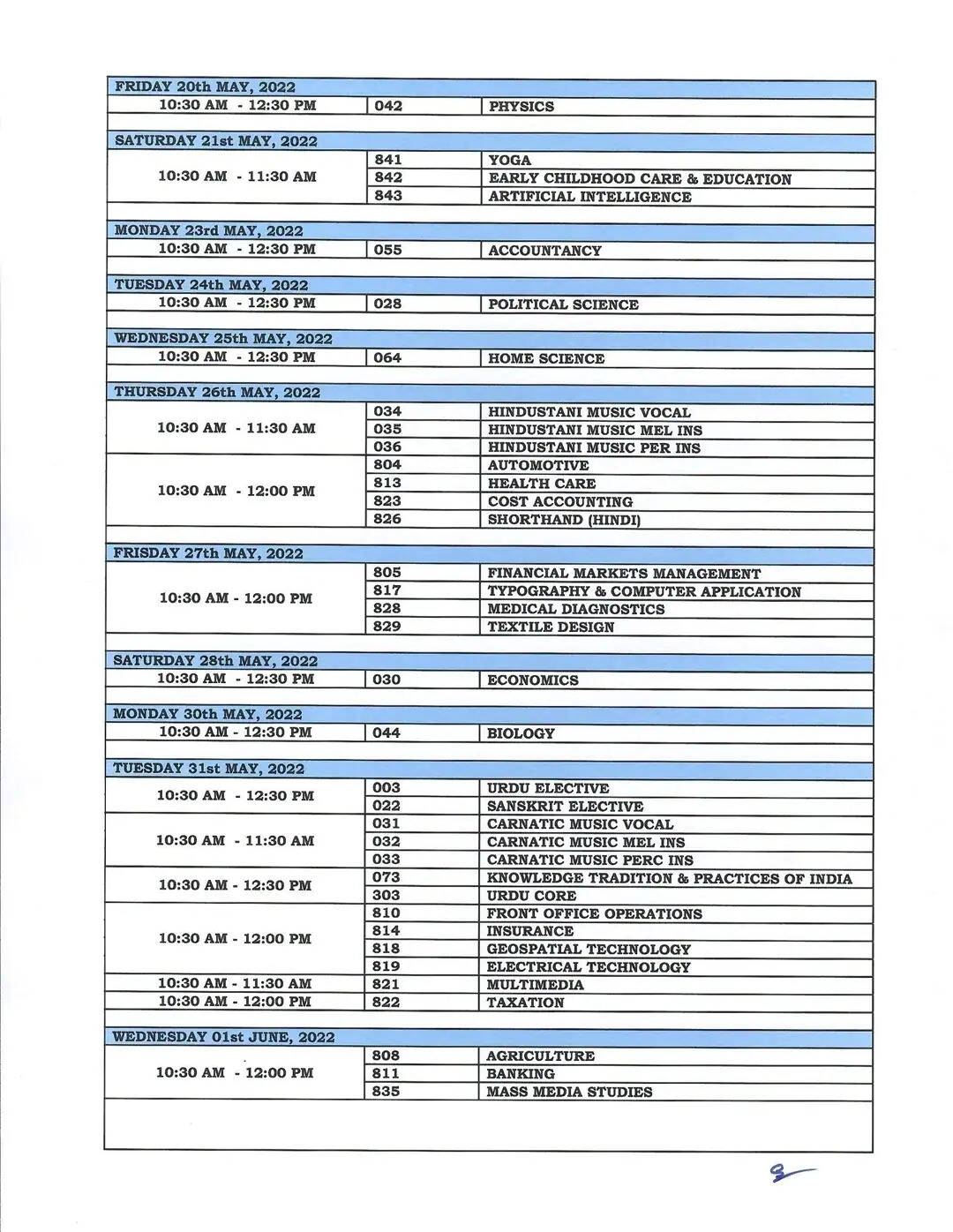 exam