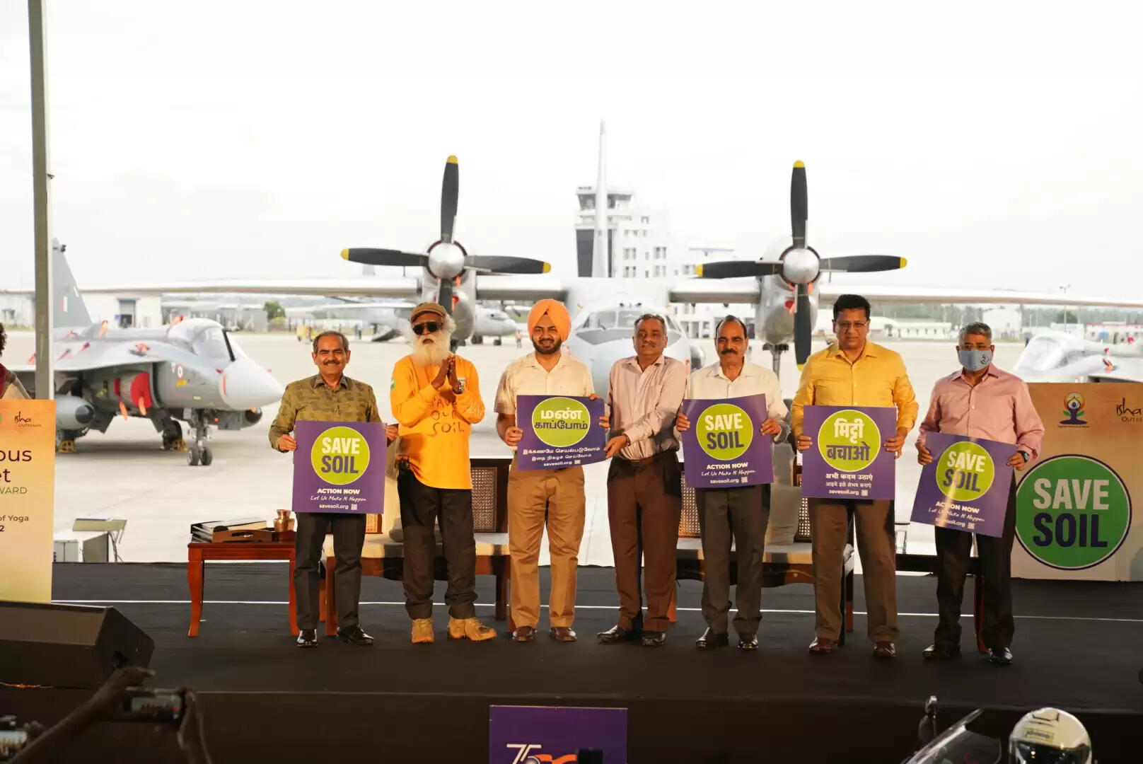 தமிழ்நாடு திரும்பிய சத்குருவுக்கு உற்சாக வரவேற்பு..!!