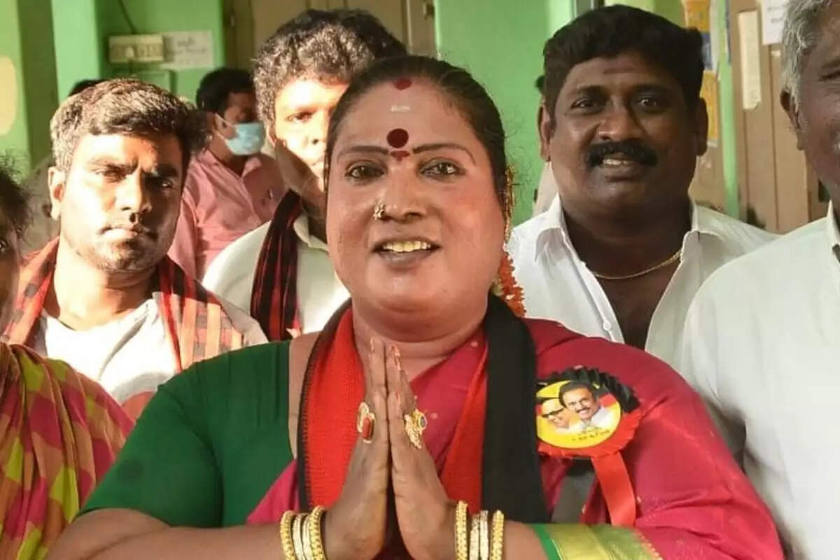 திமுக சார்பில் போட்டியிட்ட திருநங்கை வெற்றி..!