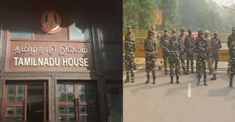 தமிழ்நாடு இல்லம் முற்றுகை.. பாஜகவினர் கைது !!