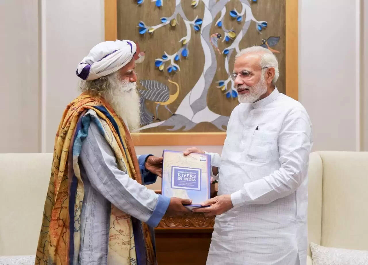 சத்குருவுக்கு நன்றி தெரிவித்த மத்திய அமைச்சர்..!! சத்குருவுக்கு நன்றி தெரிவித்த மத்திய அமைச்சர்..!!