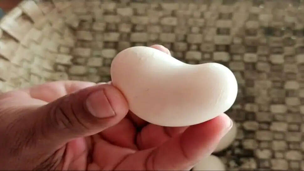 கோழி முட்டையா இது? இந்த ஷேப்ல இருக்கு! - ஆச்சரியத்தில் ஊர் மக்கள்..!!