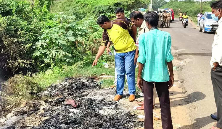 பரபரப்பு! தலை, கைகள் இல்லாமல் எரிந்த நிலையில் ஆண் சடலம்!!