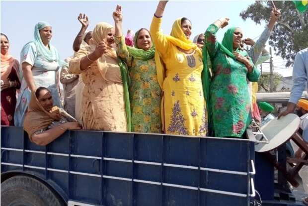 அதிரும் டெல்லி! மகளிர் தினத்தில் 40,000 பெண் விவசாயிகள் போராட்டம்!!