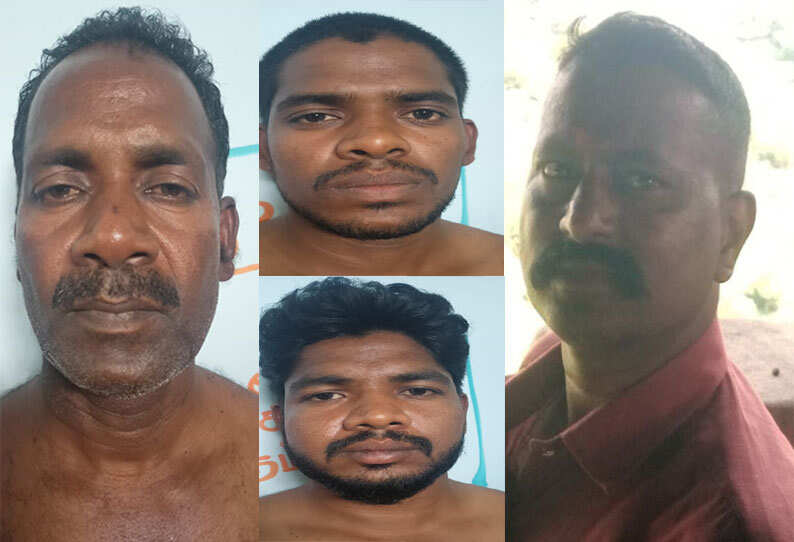 ஆற்காடு அருகே விவசாயி விரட்டி விரட்டி வெட்டிக் கொலை..!! ஆற்காடு அருகே விவசாயி விரட்டி விரட்டி வெட்டிக் கொலை..!!