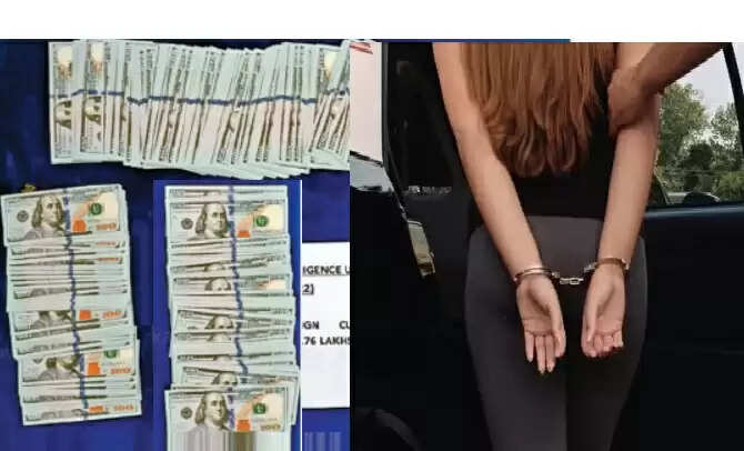 உள்ளாடையில் பணக்கட்டுகள்.. பெண்கள் கைது !!