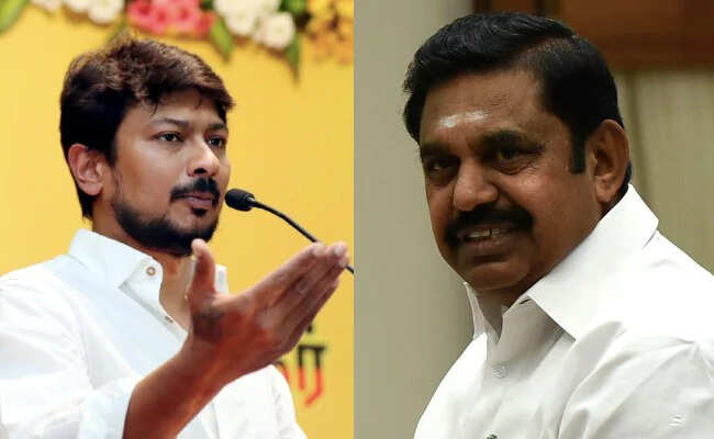 உதயநிதி காரில் ஏற முயன்ற எடப்பாடி பழனிசாமி!!