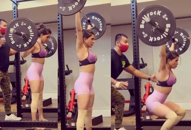 படு கவர்ச்சியில் ஒர்க்கவுட் செய்யும் சமந்தா.. வெளியான வீடியோ !