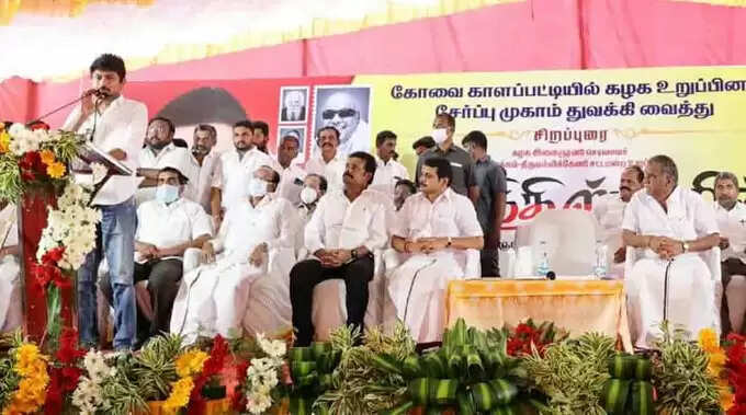எனக்கு பதவி ஆசையா? இல்லவே இல்லை - கோவையில் உதயநிதி ஸ்டாலின் பேச்சு!!