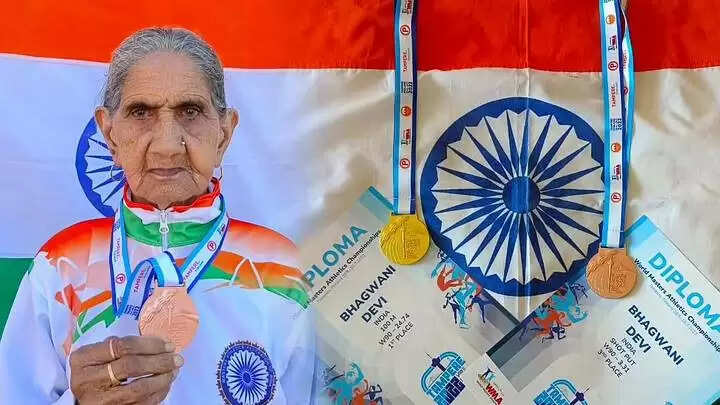 குவியும் பாராட்டுக்கள்..!! ஒரு தங்கம் மற்றும் 2 வெண்கலப் பதக்கம் வென்ற 94 வயது மூதாட்டி!! குவியும் பாராட்டுக்கள்..!! ஒரு தங்கம் மற்றும் 2 வெண்கலப் பதக்கம் வென்ற 94 வயது மூதாட்டி!!