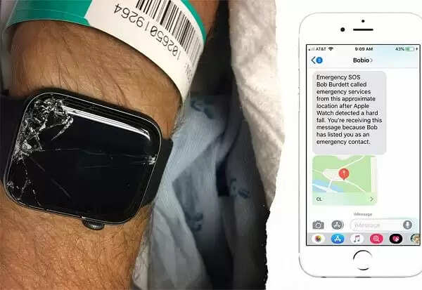 விபத்தில் சிக்கிய இளைஞரின் உயிரை காப்பாற்றிய ஆப்பிள் வாட்ச்!! நடந்தது என்ன?