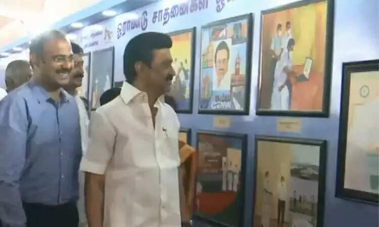 அரசின் ஓராண்டு சாதனை விளக்க கண்காட்சி.. முதல்வர் ஸ்டாலின் தொடங்கி வைத்தார்..!