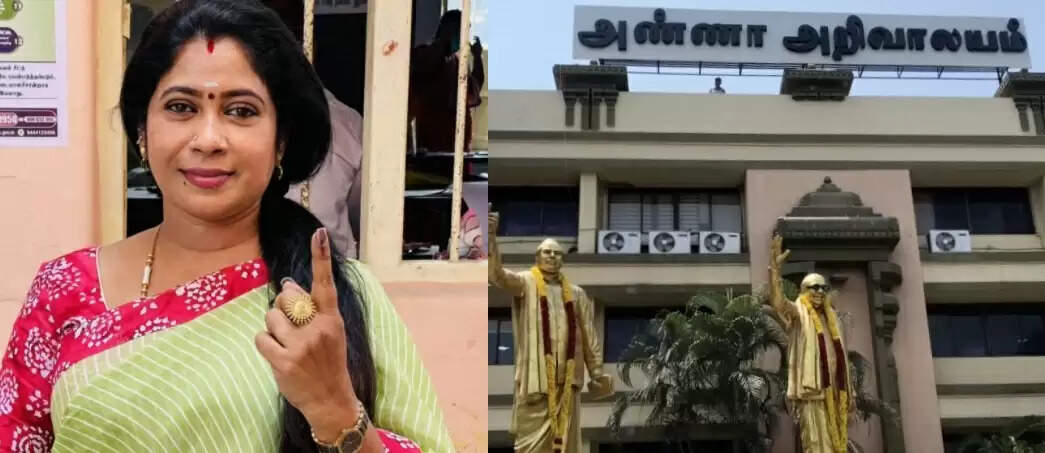 ஓவர் பெர்பாமன்ஸ்.. மகளிரணி நிர்வாகி கட்சியிலிருந்து சஸ்பெண்ட்.. திமுக அதிரடி ! ஓவர் பெர்பாமன்ஸ்.. மகளிரணி நிர்வாகி கட்சியிலிருந்து சஸ்பெண்ட்.. திமுக அதிரடி !