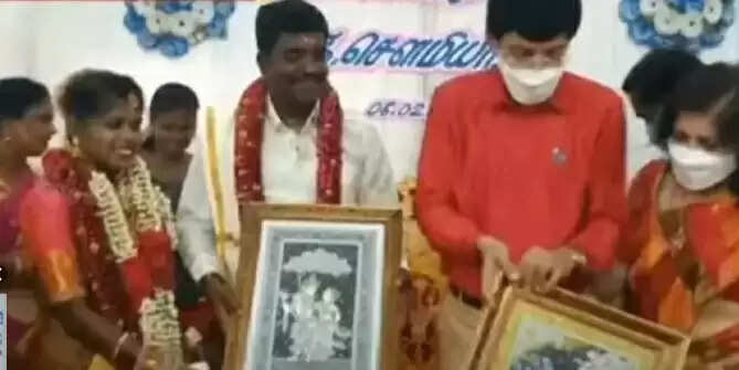 2004 சுனாமியில் மீட்கப்பட்ட பெண் குழந்தைக்கு ராதாகிருஷ்ணன் தலைமையில் திருமணம்.. நெகிழ்ச்சியான தருணம் !!