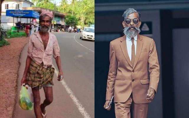 விளம்பர மாடலாக மாறிய 60 வயது கூலித் தொழிலாளி.. இளைஞருக்கு குவியும் வாழ்த்து !!