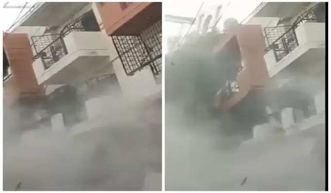 பெங்களூருவில் 3 மாடி கட்டடம் இடிந்து விழுந்தது..!!