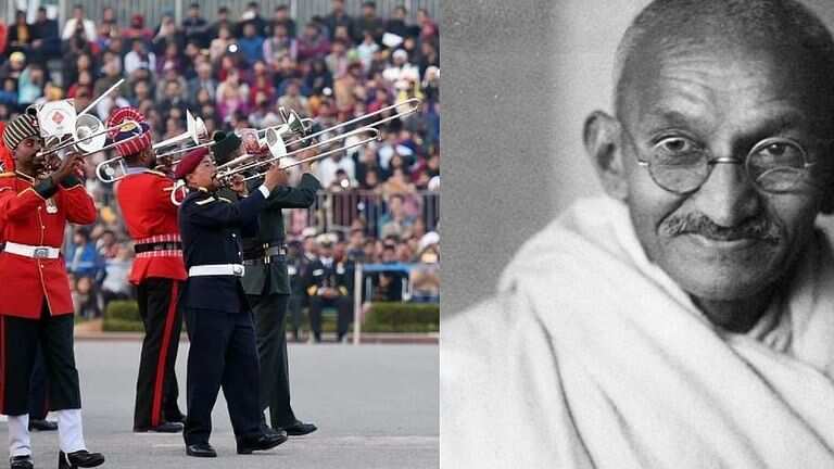 காந்தியின் விருப்ப பாடல் நீக்கம்.. அடையாளங்களை சிதைப்பதாக மத்திய அரசு மீது புகார் !