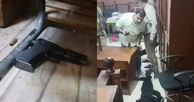 டெல்லி நீதிமன்ற வளாகத்தில் ரவுடி உட்பட 4 பேர் சுட்டுக்கொலை!! வைரல் வீடியோ