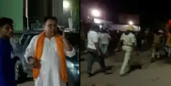 நீடிக்கும் பதற்றம்.. மத்திய அமைச்சர் கார் மீது கல்வீச்சு !!