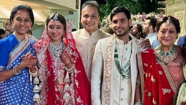 அம்பானி குடும்பத்தின் மூத்த மருமகள் கிரிஷா ஷா.. அம்பானி மகன் திருமணம்.. வைரல் புகைப்படம் !