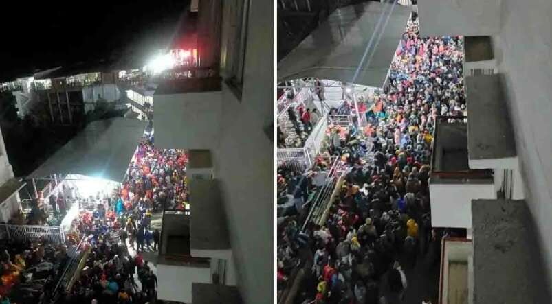 புத்தாண்டில் சோகம்- கோயிலில் ஏற்பட்ட கூட்ட நெரிசலில் சிக்கி 12 பேர் பலி !