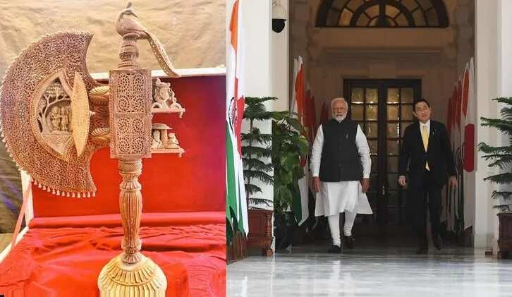 ஜப்பான் பிரதமருக்கு பிரதமர் மோடி அளித்த வியத்தகு பரிசு !!