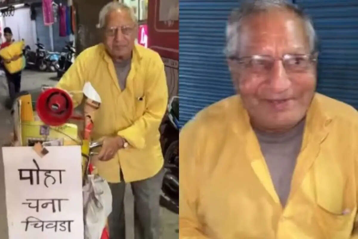 இளசுகளுக்கு நம்பிக்கையூட்டும் தாத்தா.! சைக்கிளில் சென்று பொரி விற்கிறார்!!