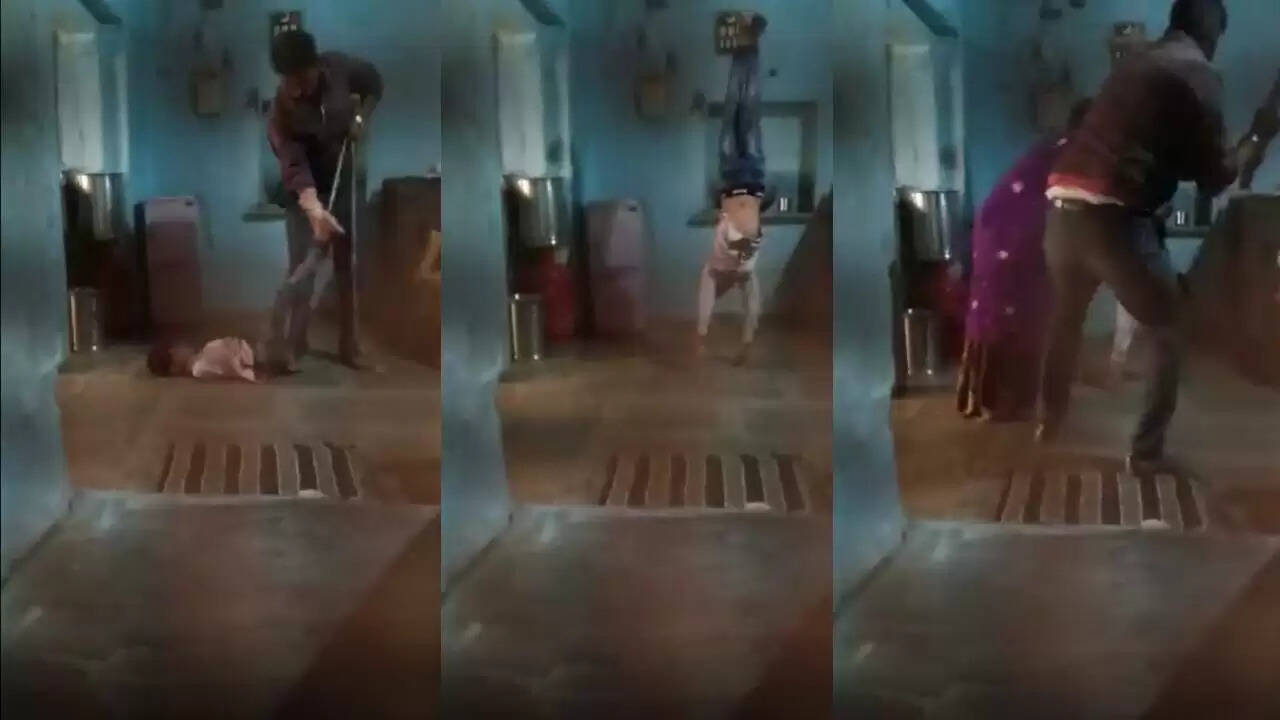 வீட்டுப்பாடம் செய்யாத மகன்.. மின்விசிறியில் கட்டித் தொங்க விட்ட கொடூர தந்தை!!