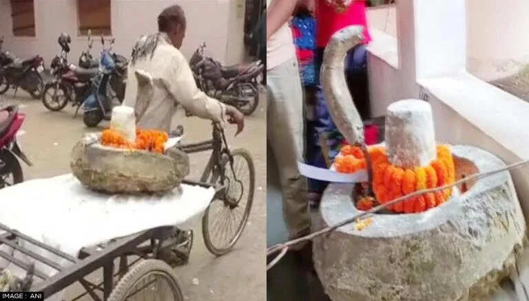 வருவாய் துறை சம்மன் அனுப்பியதால் சிவலிங்கம் பெயர்த்து எடுக்கப்பட்டது..!!